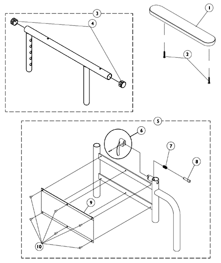 Adjustable Height Removable Arms