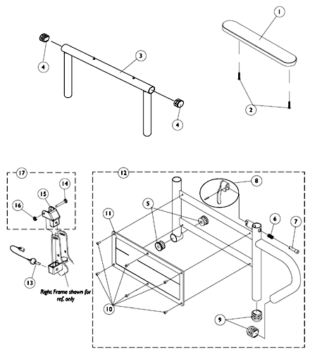 Adjustable Height Removable Arms