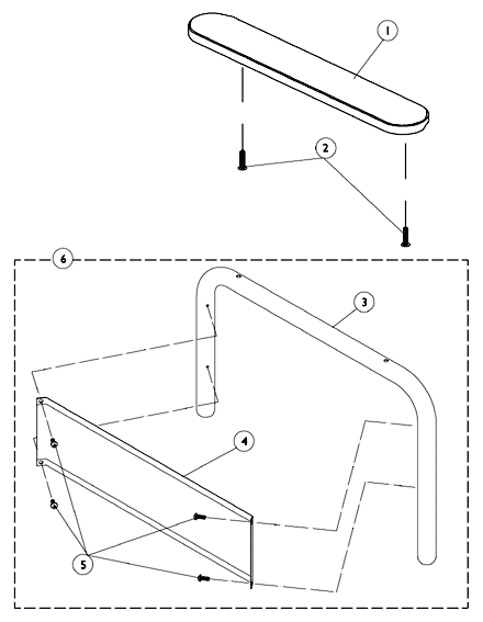 Fixed Height Removable Arms