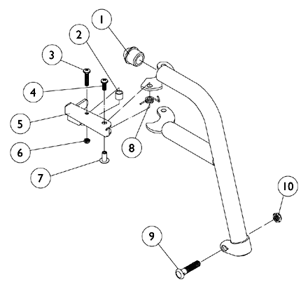 P93 Footrest Supports