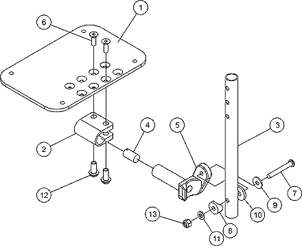 AT5543 Adjustable Angle Footplate Assemblies