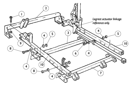 Seat Frame and Hardware