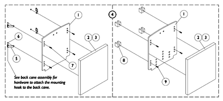 A.B.S. Curved Back Assembly