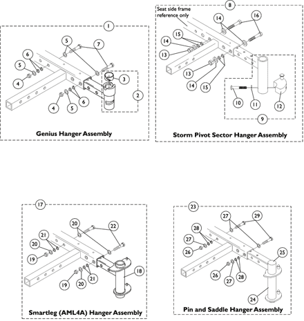 Front Rigging Hanger Assembly