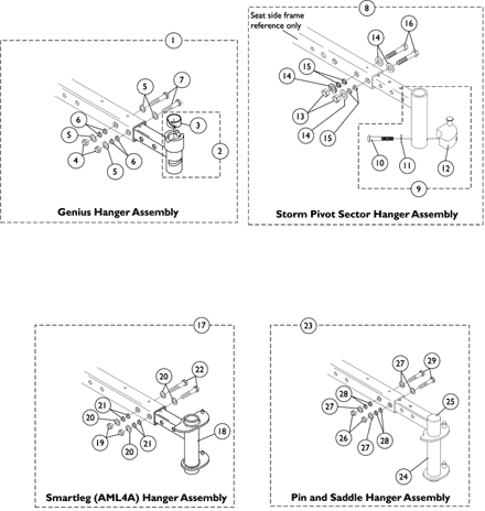 Front Rigging Hanger Assembly