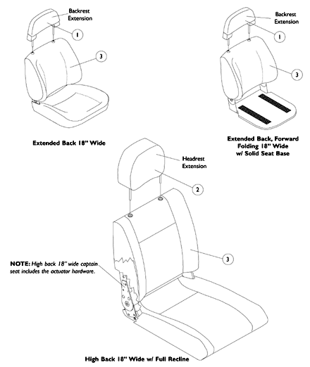 Captain Seat Assembly Before 9/1/02