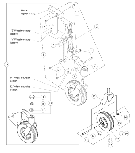 Front Stabilizer Assembly - After 2/29/2000