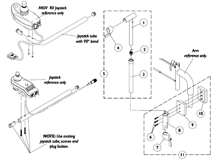 MKIV Mid-Line Swing Bracket Assembly