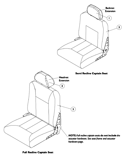 Captain Seat Assembly After 8/31/02