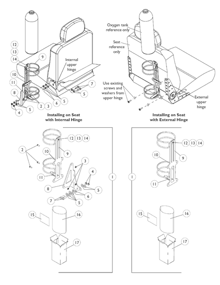 Oxygen Holder Assembly Kit