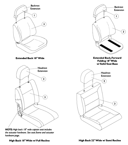 Captain Seat Assembly Before 9/1/02