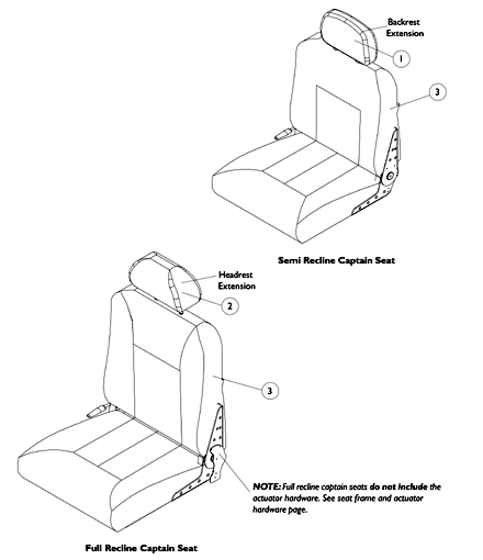 Captain Seat Assembly After 8/31/02