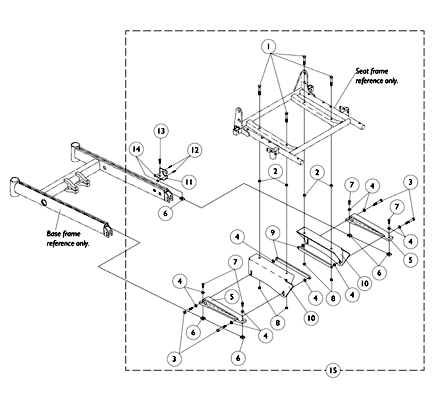 Seat Frame Mounting Hardware