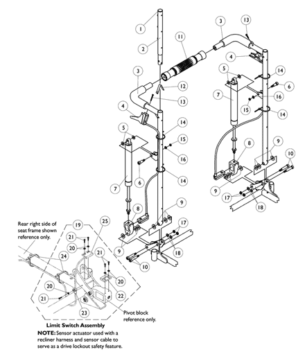 Recliner Back Assembly