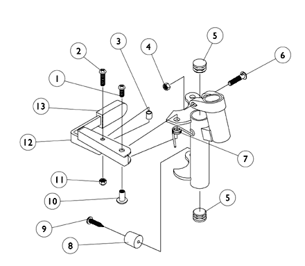 PW93M Footrest Supports