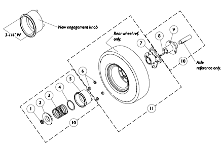 Free Wheel Hub Mounts