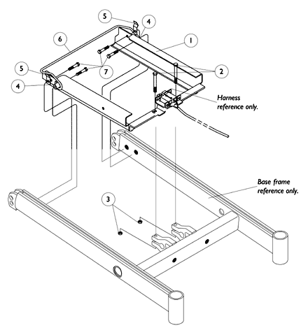 Battery Box Support Frame for Group 24 Batteries