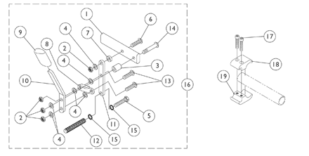 High Mount Wheel Locks