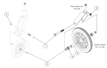 Caster Wheels and Mounting Hardware