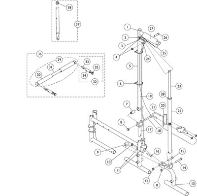 Frame Hardware - Recliner