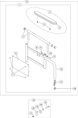 Arms, Conventional & Flip Back Adjustable Height