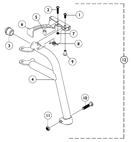 Footrest Support Assembly