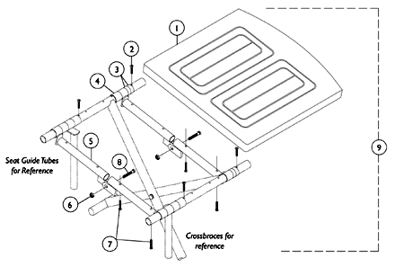 Solid Folding Seat Permanent & Removable Arm