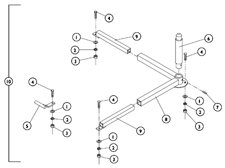 Base Assembly with Adjustable Legs