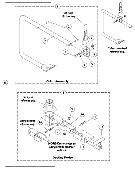 C-Arm and Docking Device Assembly