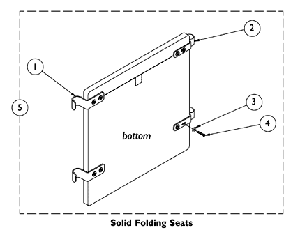 Solid Folding Seats and Inserts
