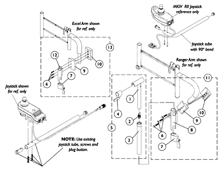 MKIV Mid-Line Swing Bracket Assembly