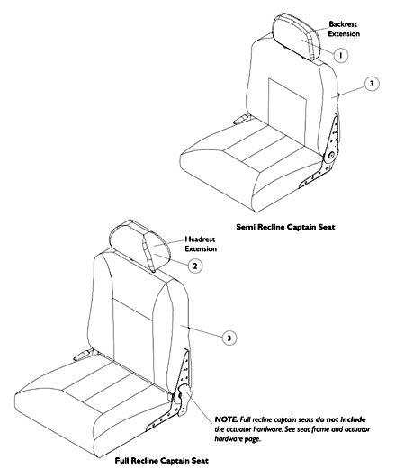 Captain Seat Assembly After 8/31/02