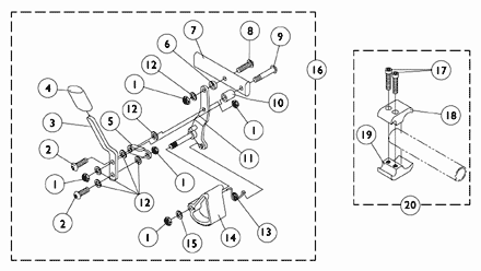 High Mount Wheel Lock