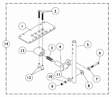 AT5543 Adjustable Angle Footplates