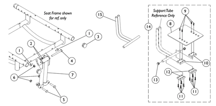 Contracture Platform Footrest