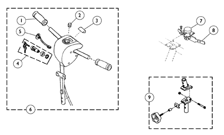 Tiller Assembly with Harness - Zoom-3