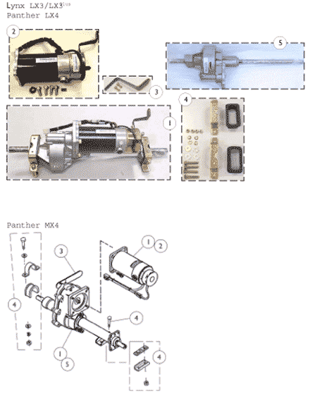 Trans-Axle Assembly - Lynx LX3/LX3Plus & Panther LX4/MX4