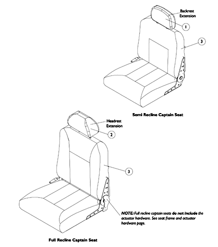 Captain Seat Assembly - After 10/31/01