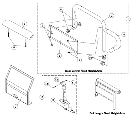 Arms - Fixed Height