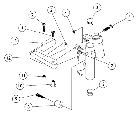 P93M Footrest Supports