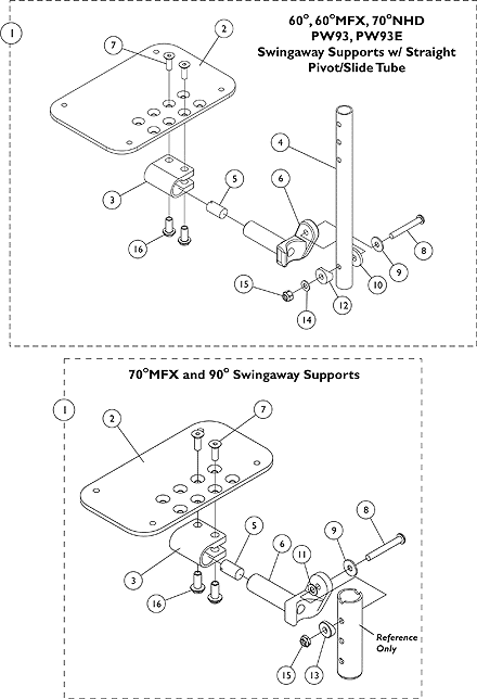 AT5543 Adjustable Angle Footplates