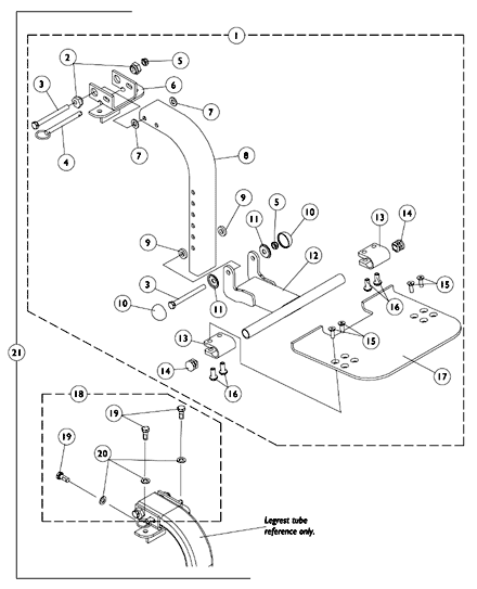 90° One Piece Footboard Assembly