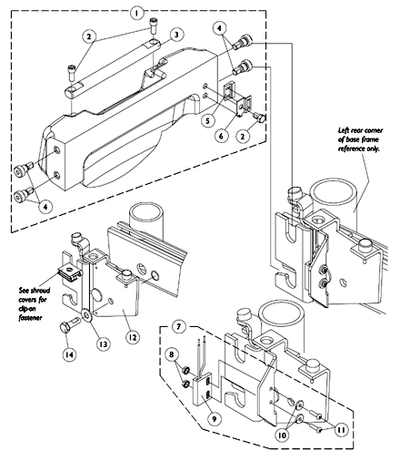 Counterweight and Sensor Attaching Hardware