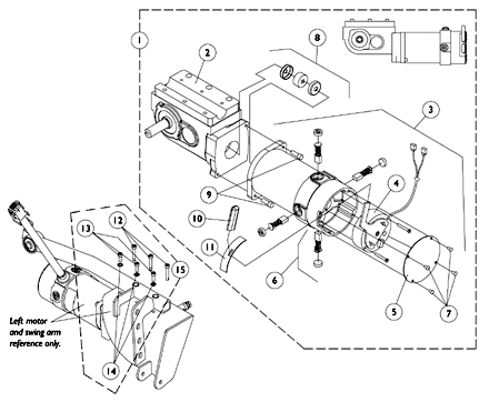 4-Pole Motor and Gearbox