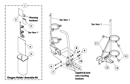 Oxygen Holder Assembly Kit