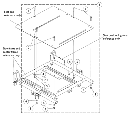 Seat Pan Mounting Hardware