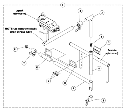 Mid-Line Swing Bracket Assembly