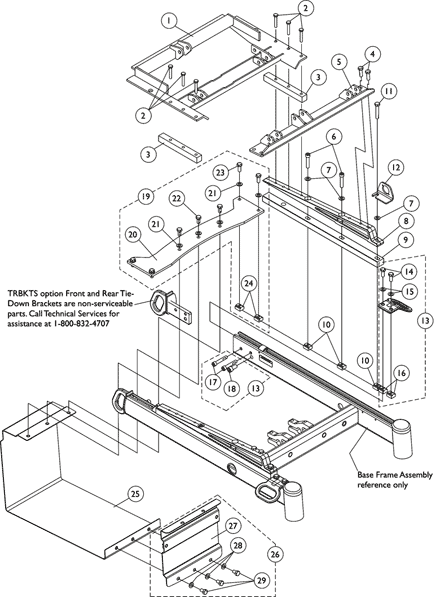 Base Frame Interface Hardware (RWD)