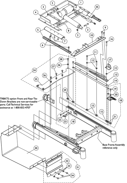 Base Frame Interface Hardware (RWD)