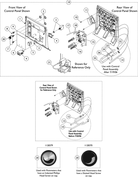 Control Panel and PC Board - Platinum 5 Models